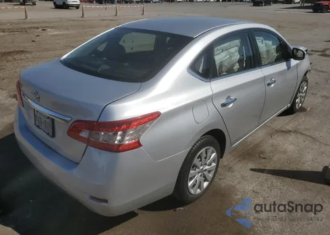 2015 Nissan Sentra S из США, поврежденный, VIN 3N1AB7AP1FY352234